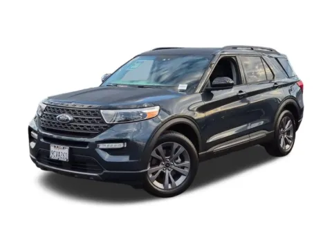 Blue 2022 Ford Explorer XLT for sale in El Cajon, CA