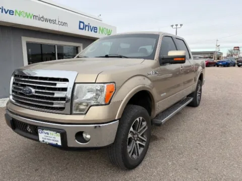 Gold 2013 Ford F-150 Lariat SuperCrew 5.5 for sale in Wichita, KS