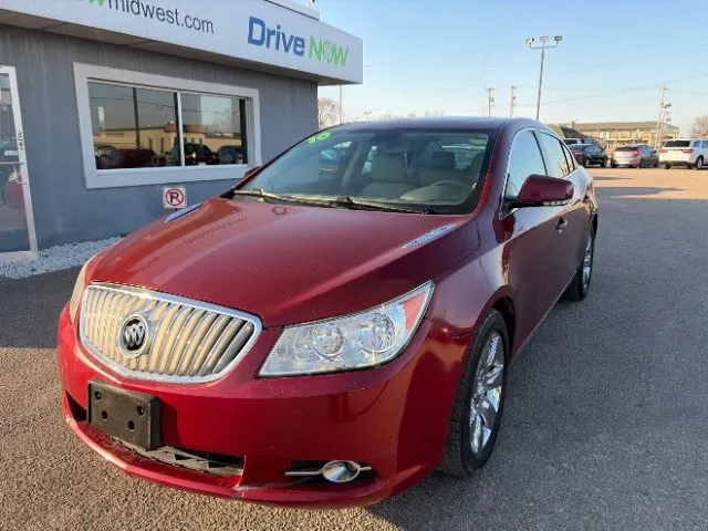 Red 2010 Buick LaCrosse CXL for sale in Wichita, KS