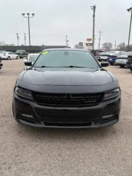 Black 2015 Dodge Charger SXT for sale in Wichita, KS
