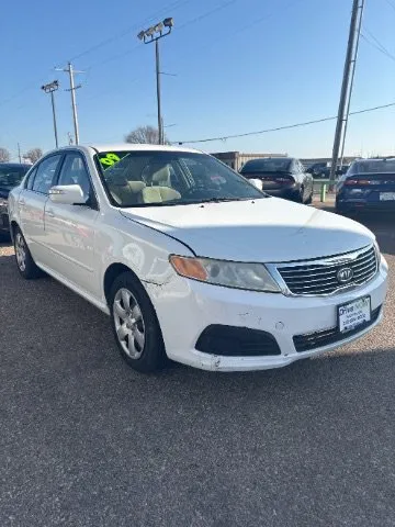 White 2009 Kia Optima LX for sale in Wichita, KS