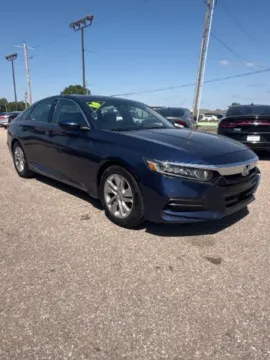 Black 2018 Honda Accord Sedan LX 1.5T for sale in Wichita, KS