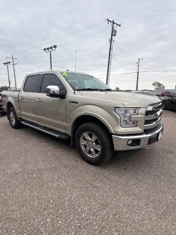 Gold 2017 Ford F-150 Lariat for sale in Wichita, KS