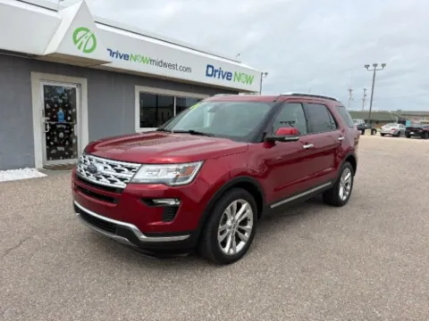 Red 2018 Ford Explorer Limited for sale in Wichita, KS
