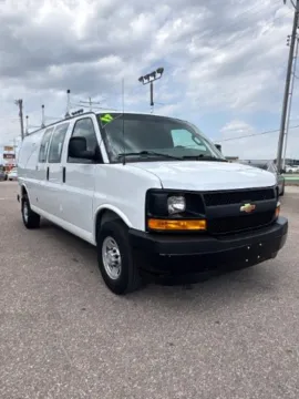 White 2017 Chevrolet Express Cargo Van Work Van for sale in Wichita, KS
