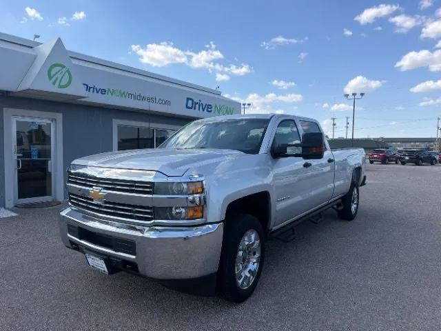 Silver 2015 Chevrolet Silverado 2500 HD Built After Aug 14 Work Truck for sale in Wichita, KS