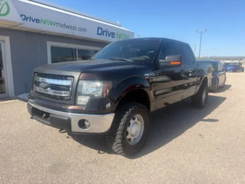 Black 2013 Ford F-150 XLT SuperCrew 5.5-ft for sale in Wichita, KS