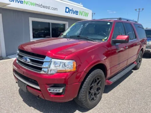 Red 2015 Ford Expedition EL Limited for sale in Wichita, KS