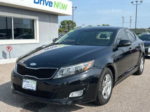 Black 2015 Kia Optima LX for sale in Wichita, KS