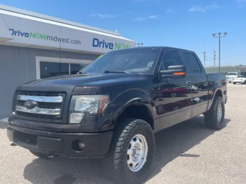 Black 2013 Ford F-150 XLT SuperCrew 5.5-ft for sale in Wichita, KS