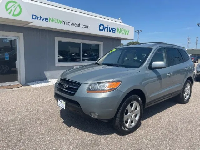 Green 2009 Hyundai Santa Fe Limited for sale in Wichita, KS