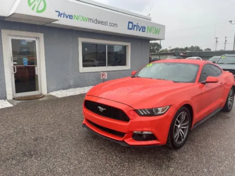 Silver 2016 Ford Mustang EcoBoost Coupe for sale in Wichita, KS