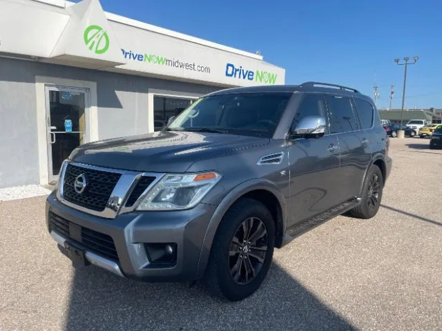 Gray 2017 Nissan Armada Platinum for sale in Wichita, KS