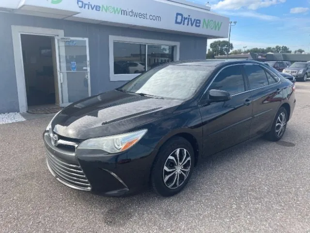 Black 2016 Toyota Camry LE for sale in Wichita, KS