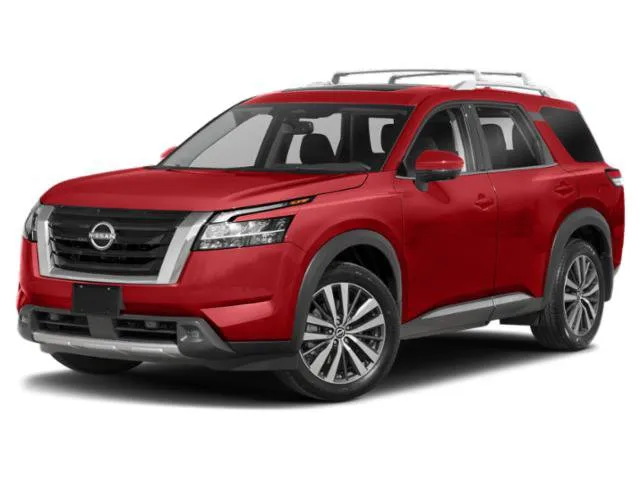 Red 2023 Nissan Pathfinder Platinum for sale in Escondido, CA