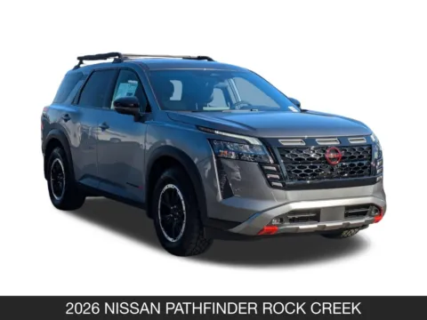 Photos of 2026 Nissan Pathfinder Rock Creek for sale in Escondido, CA at Mossy Nissan Escondido