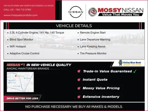Another view of 2026 Nissan Kicks SR for sale in Escondido, CA at Mossy Nissan Escondido
