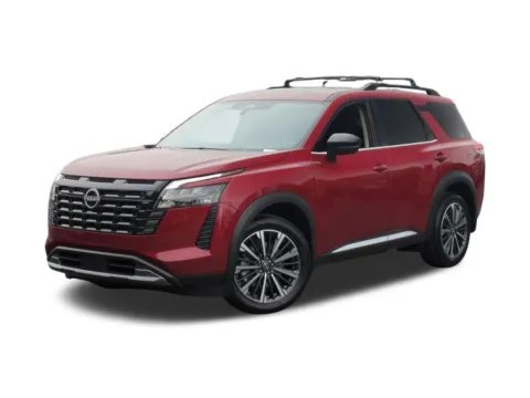 Red 2026 Nissan Pathfinder Platinum for sale in Escondido, CA