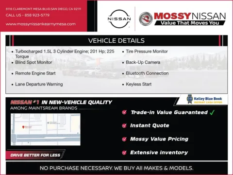 Another view of 2026 Nissan Rogue S for sale in San Diego, CA at Mossy Nissan Kearny Mesa