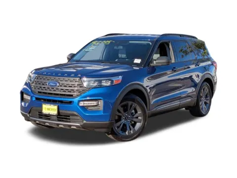 Blue 2021 Ford Explorer XLT for sale in San Diego, CA