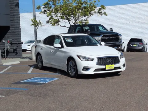 Photos of 2023 Infiniti Q50 LUXE for sale in San Diego, CA at Mossy Nissan Kearny Mesa