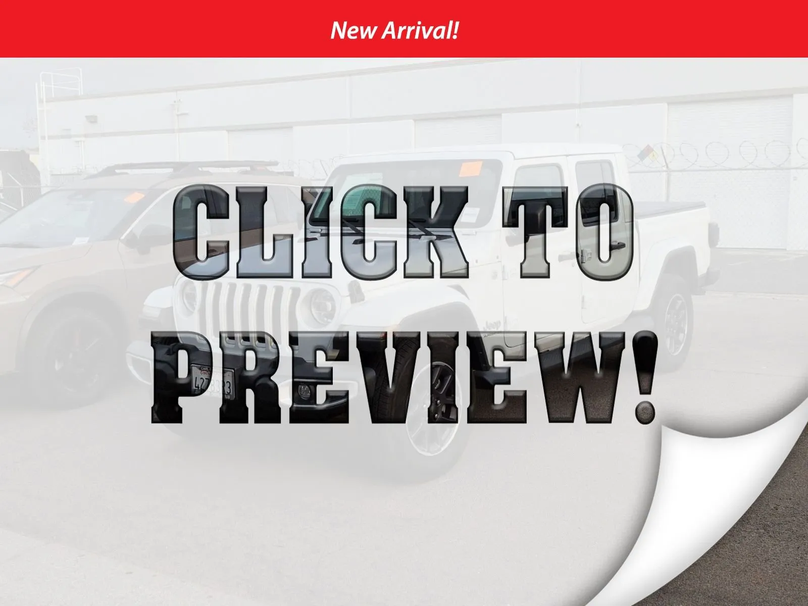 White 2022 Jeep Gladiator Overland for sale in San Diego, CA