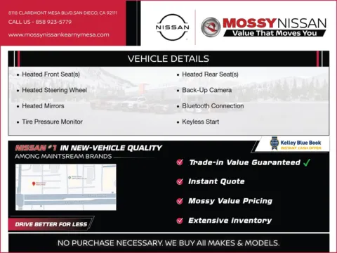 Another view of 2012 Nissan Leaf SL for sale in San Diego, CA at Mossy Nissan Kearny Mesa