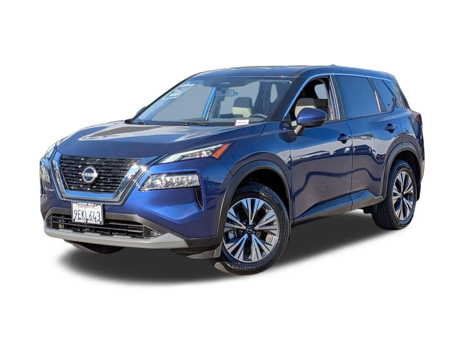 Blue 2023 Nissan Rogue SV for sale in San Diego, CA