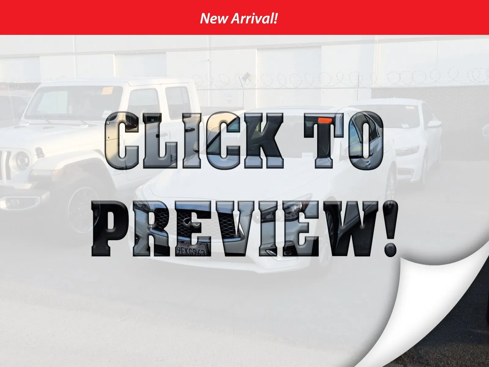 White 2023 Infiniti Q50 LUXE for sale in San Diego, CA