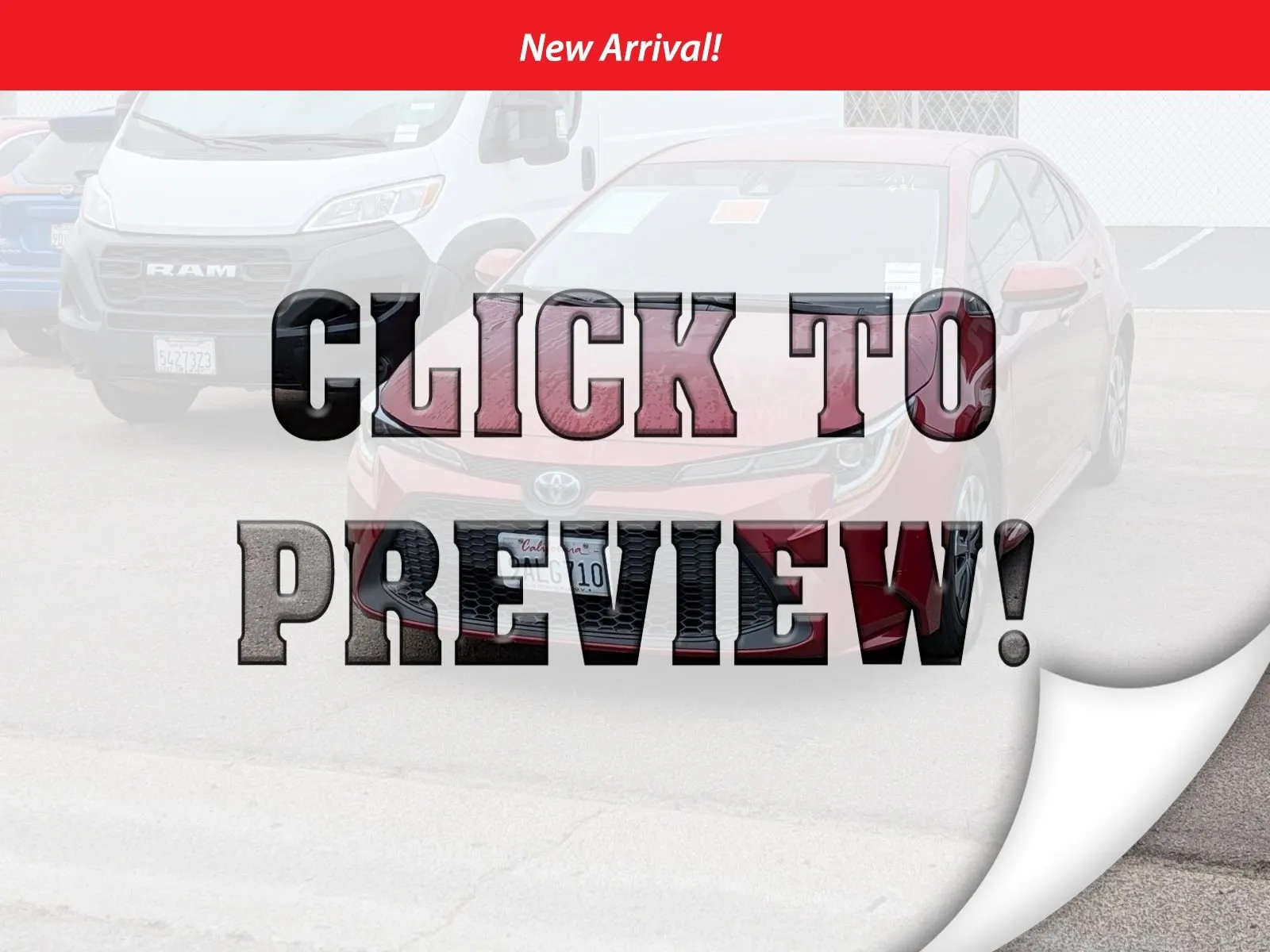 Red 2022 Toyota Corolla Hybrid LE for sale in San Diego, CA