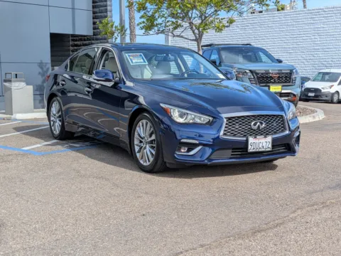 Photos of 2023 Infiniti Q50 LUXE for sale in San Diego, CA at Mossy Nissan Kearny Mesa