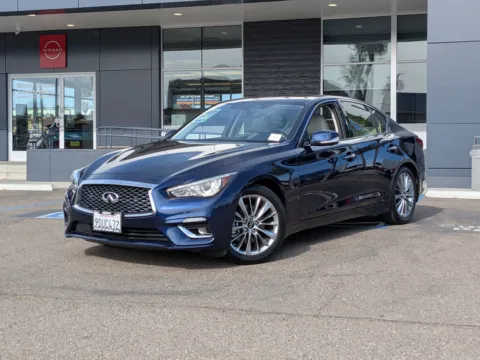 Blue 2023 Infiniti Q50 LUXE for sale in San Diego, CA