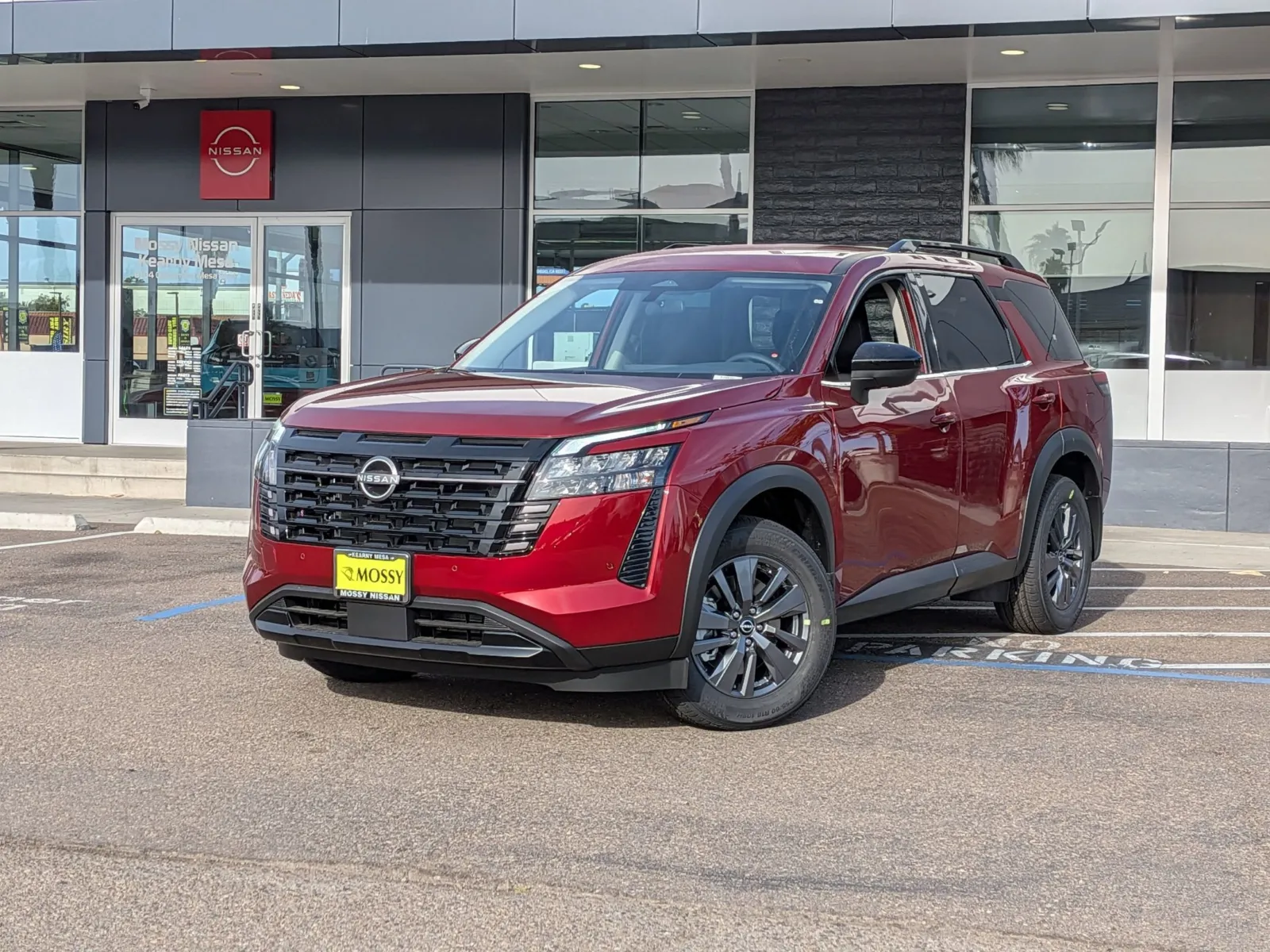 Red 2026 Nissan Pathfinder SV for sale in San Diego, CA