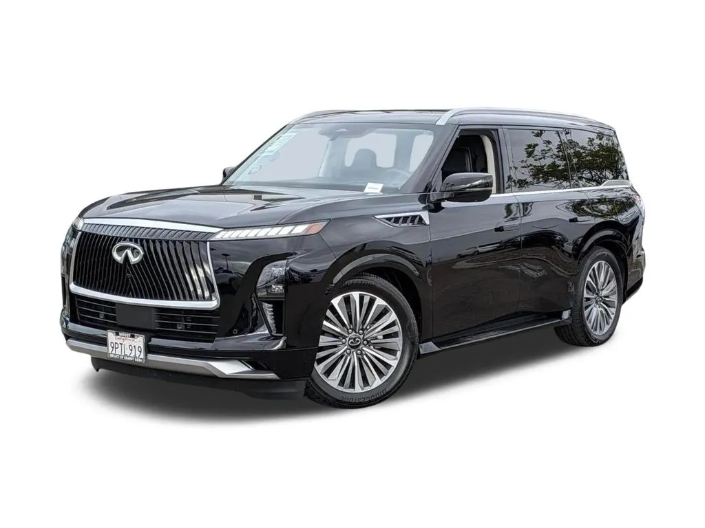 Black 2025 INFINITI QX80 LUXE for sale in San Diego, CA