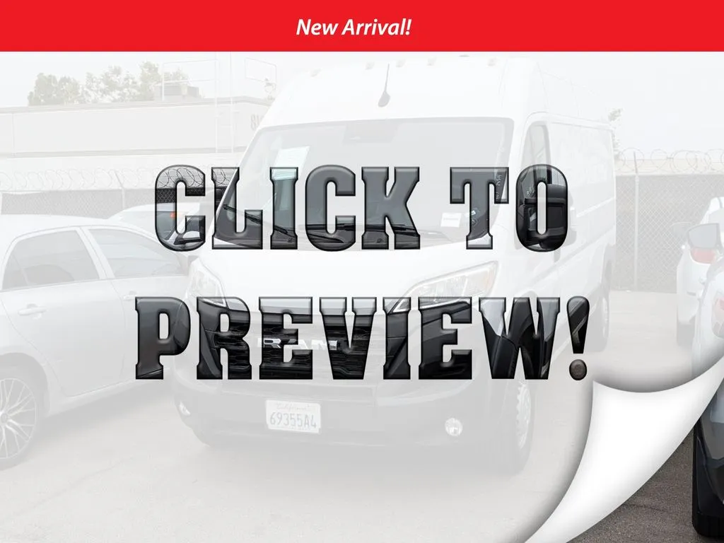 White 2025 Ram ProMaster 2500 High Roof for sale in San Diego, CA