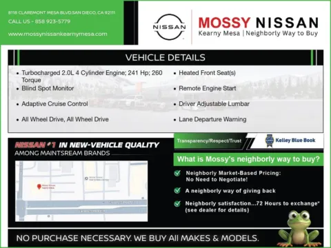 Another view of 2026 Nissan Murano SV for sale in San Diego, CA at Mossy Nissan Kearny Mesa