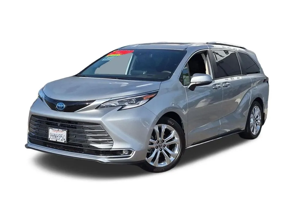 Silver 2023 Toyota Sienna Platinum for sale in San Diego, CA