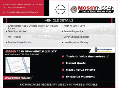 Another view of 2023 Nissan Rogue SV for sale in National City, CA at Mossy Nissan National City