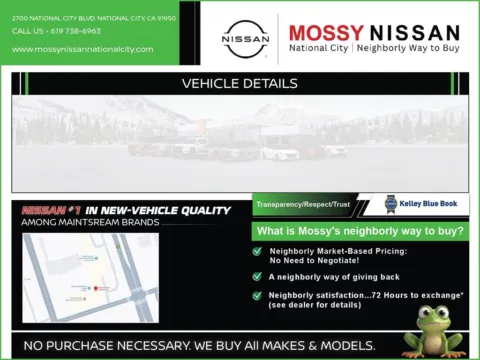 Another view of 2026 Nissan Rogue SV for sale in National City, CA at Mossy Nissan National City