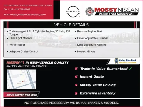 Another view of 2026 Nissan Rogue SV for sale in National City, CA at Mossy Nissan National City