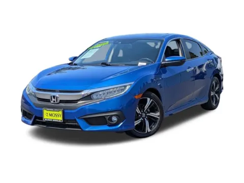 Blue 2018 Honda Civic Touring for sale in National City, CA