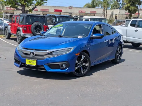 Blue 2018 Honda Civic Touring for sale in National City, CA