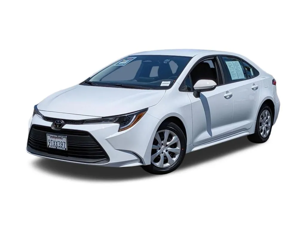 White 2025 Toyota Corolla LE for sale in National City, CA
