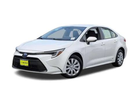 White 2024 Toyota Corolla Hybrid LE for sale in National City, CA