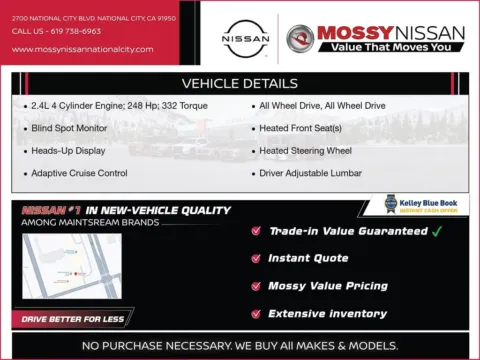 Another view of 2026 Nissan Rogue Plug-In Hybrid Platinum for sale in National City, CA at Mossy Nissan National City