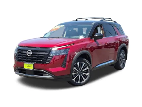 Red 2026 Nissan Pathfinder Platinum for sale in National City, CA