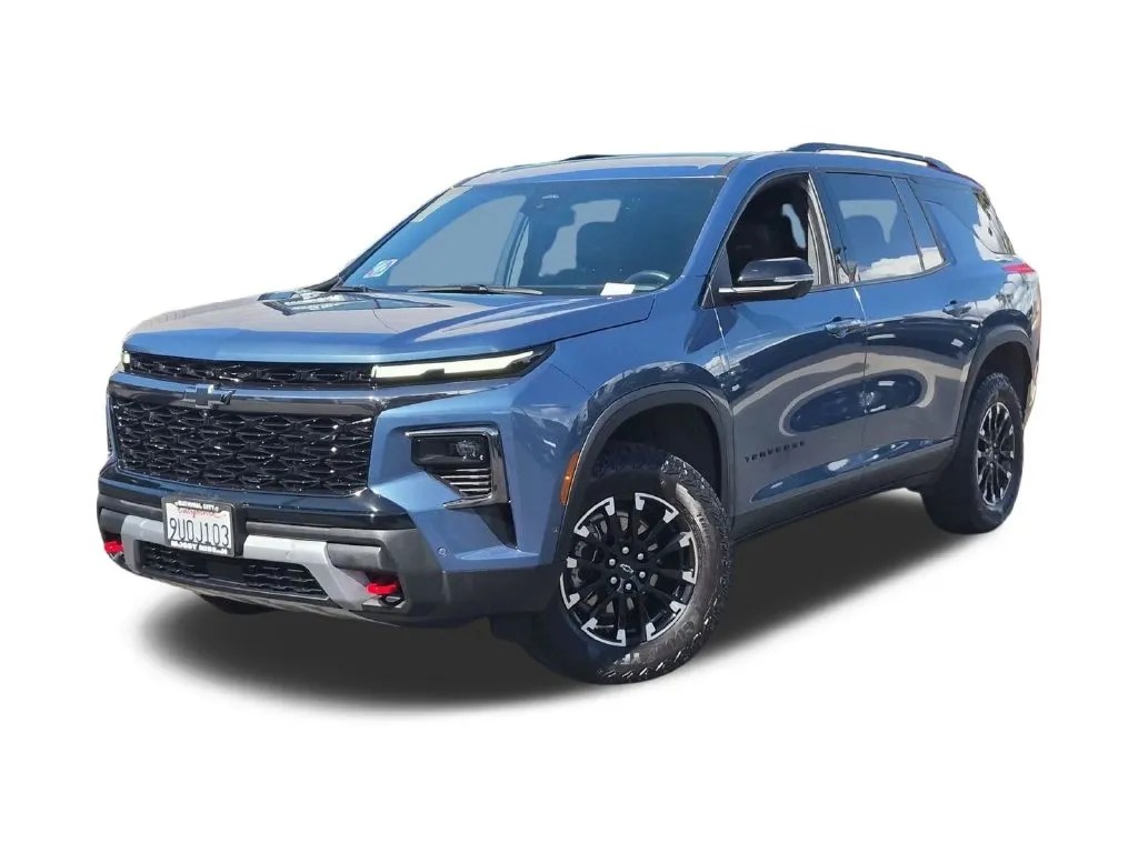 Blue 2025 Chevrolet Traverse Z71 for sale in National City, CA