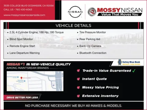 Another view of 2026 Nissan Altima SR for sale in Oceanside, CA at Mossy Nissan Oceanside