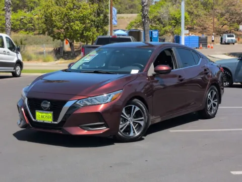 Red 2021 Nissan Sentra SV for sale in Oceanside, CA