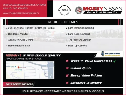 Another view of 2026 Nissan Sentra SV for sale in Oceanside, CA at Mossy Nissan Oceanside